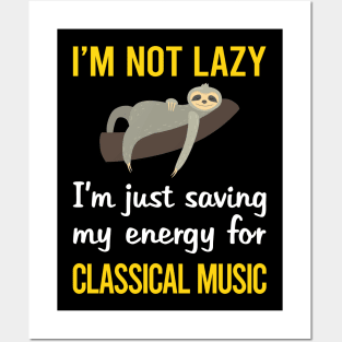 Funny Lazy Classical Music Posters and Art